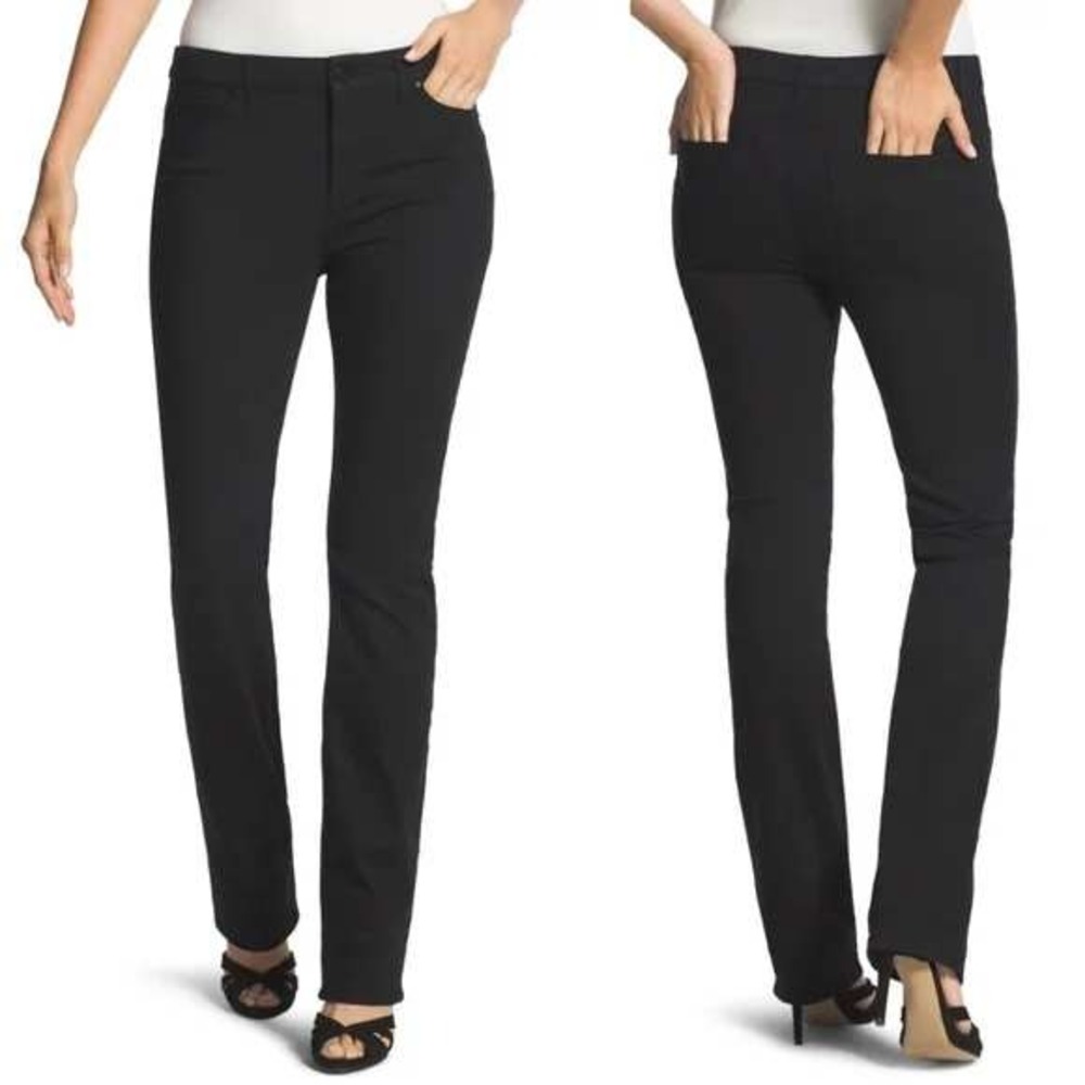 Chico's Jeans So Lifting Slim Leg Black‎ Skinny 00 size 2 High Waist Stretch
